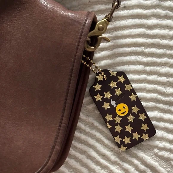 Coach Dark Brown Leather Key Holder - Picture 3 of 6